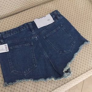 BDG Cheeky Super High Rise Denim Shorts